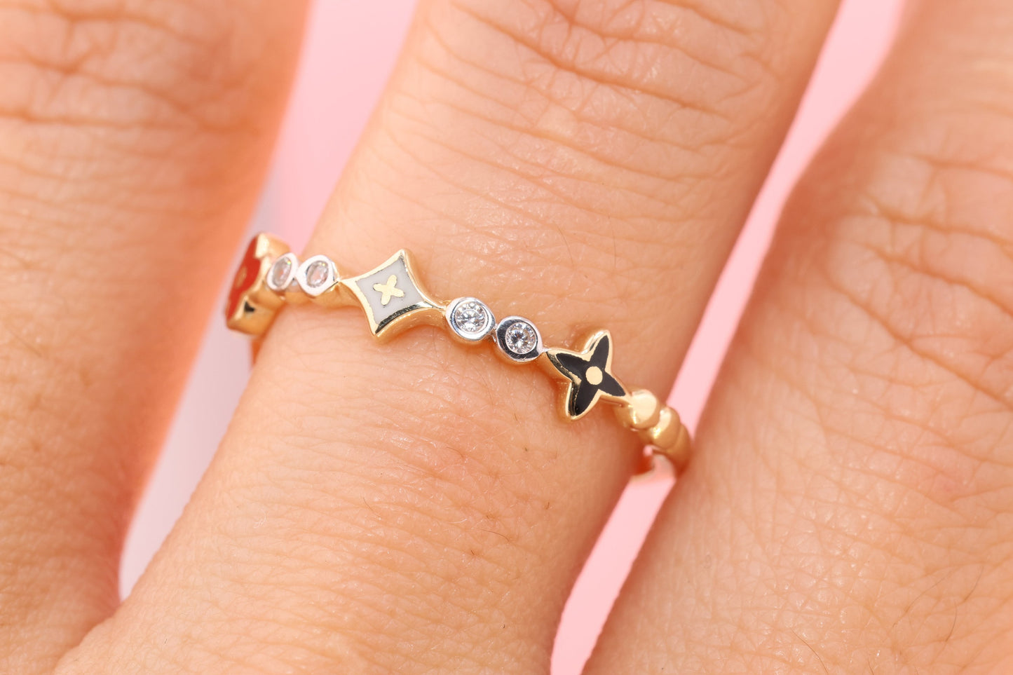 14k Clover Ring