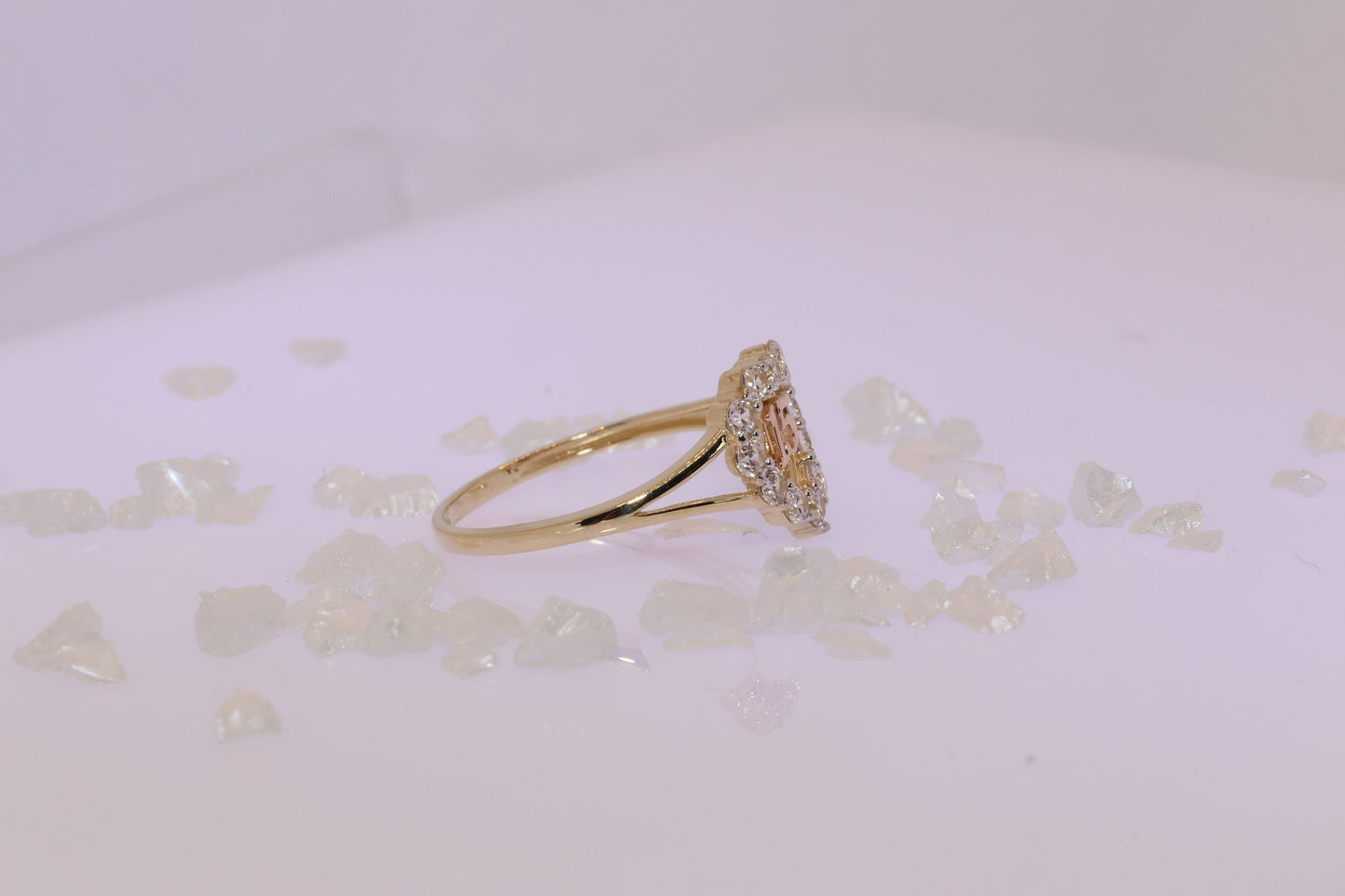 14K Gold 15 Anos Quinceanera Heart Ring K