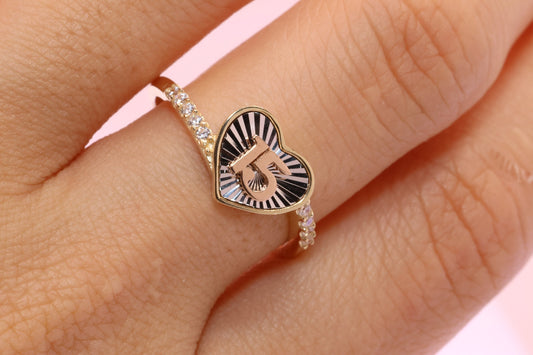 14K Gold 15 Anos Quinceanera Crown Ring EEE