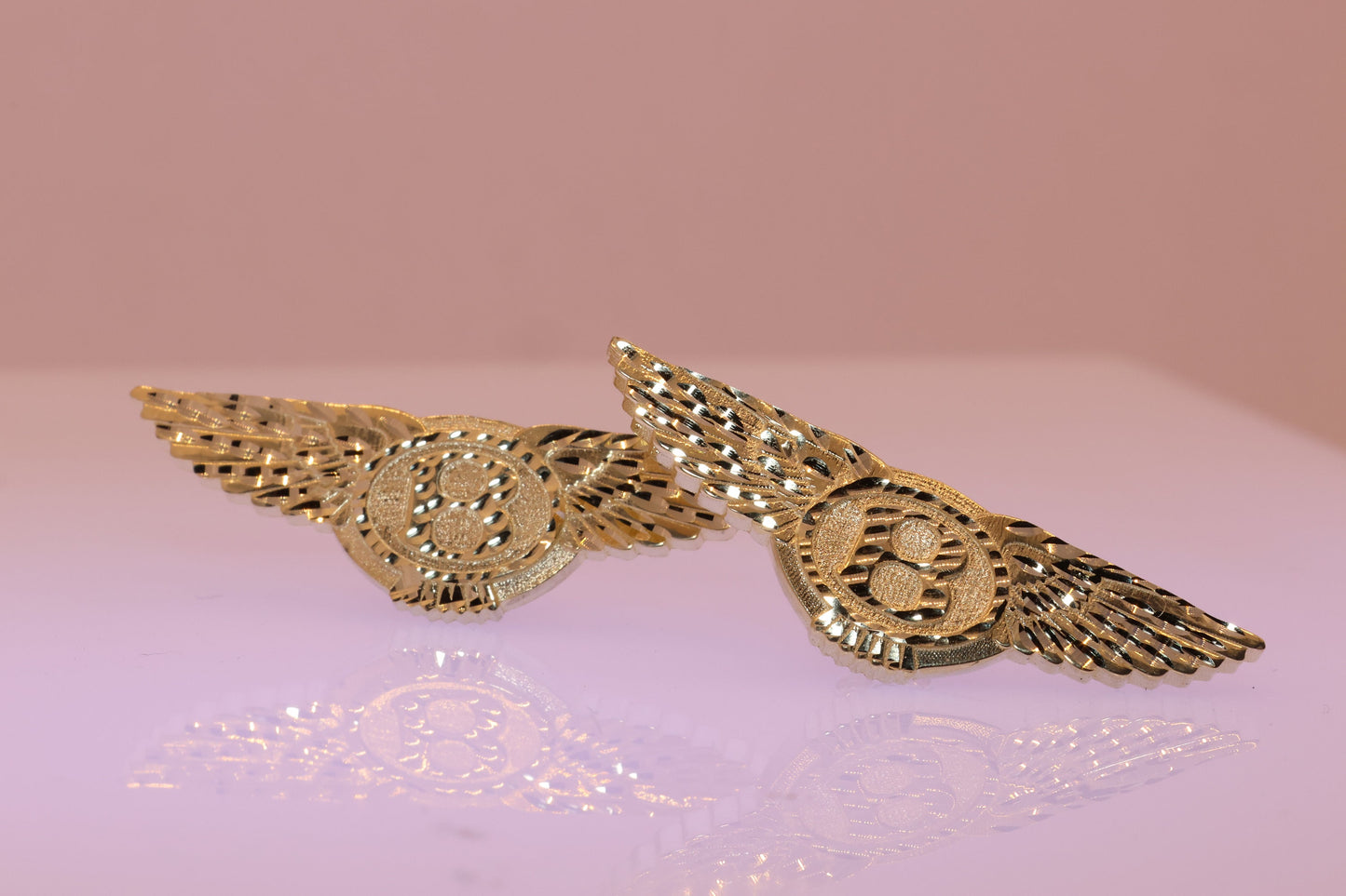 10k 14k Bentley Two Finger Ring