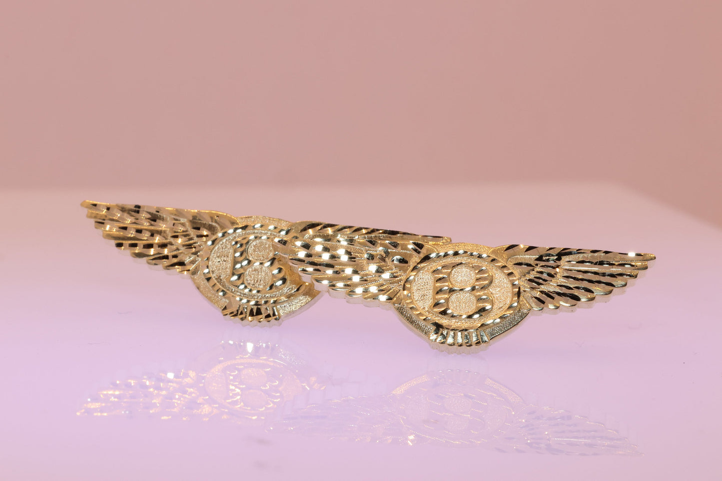 10k 14k Bentley Two Finger Ring