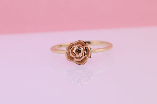 14k Pink Rose Gold Ring D