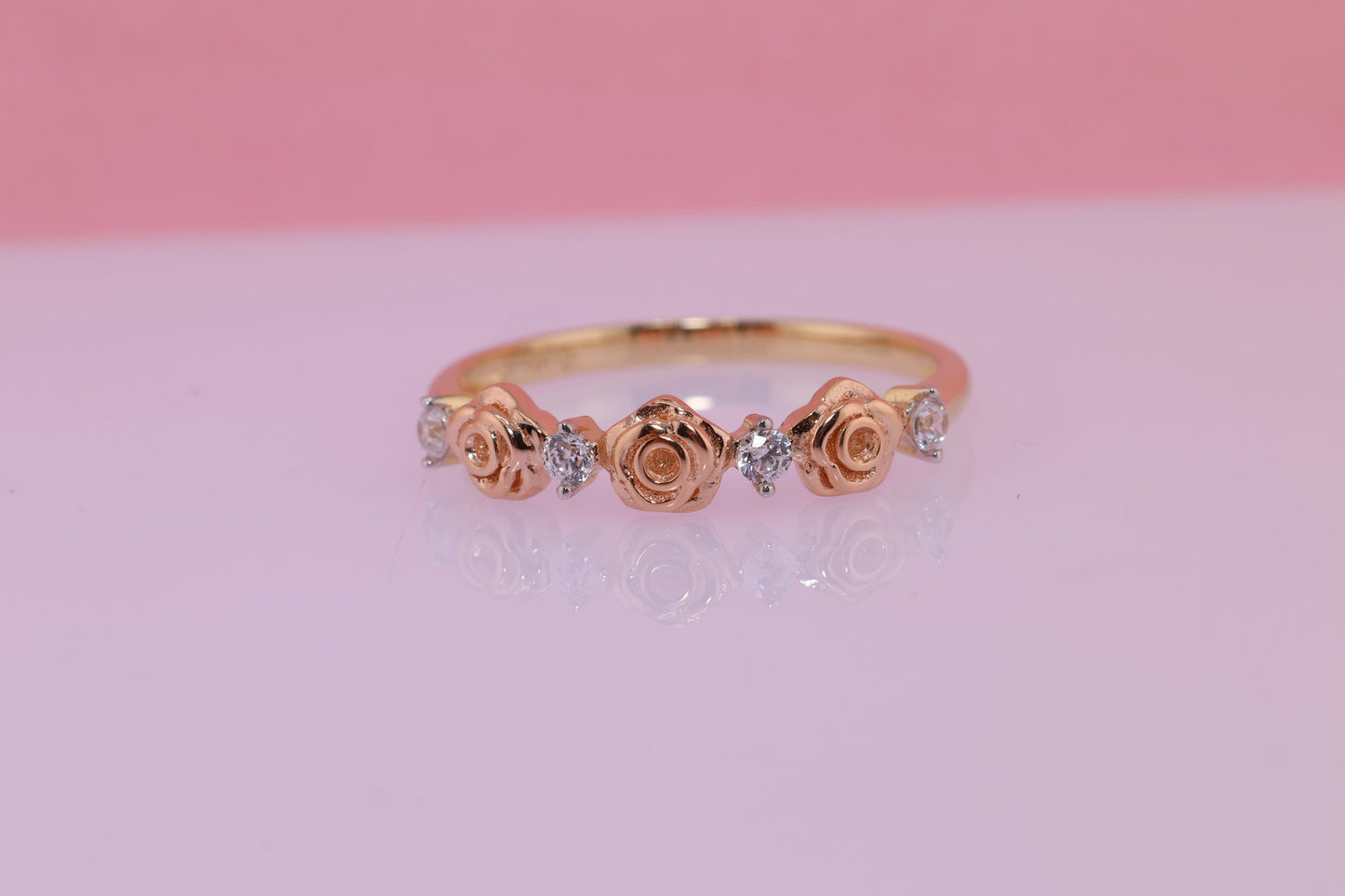 14k Pink Rose Gold Ring C