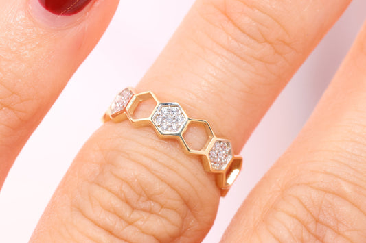14k Gold Toe Ring Adjustable Band