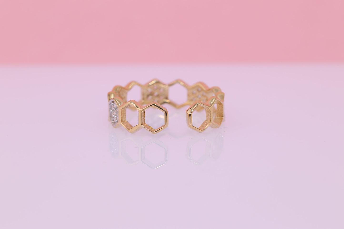 14k Gold Toe Ring Adjustable Band
