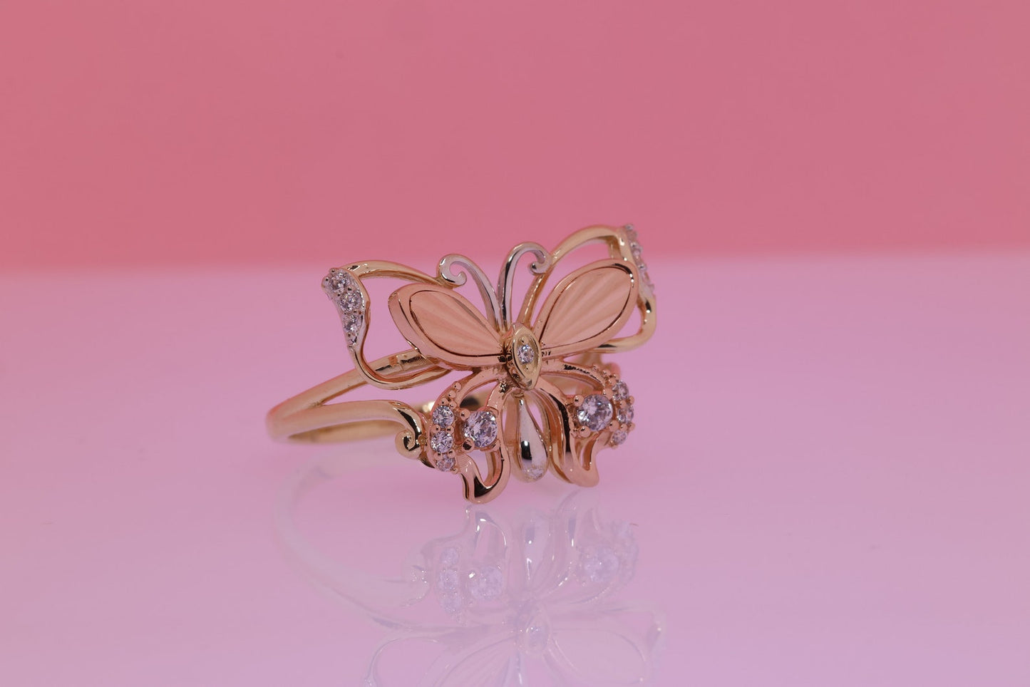 14k Gold Mariposa Ring B