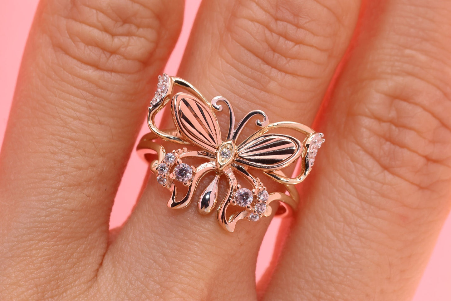 14k Gold Mariposa Ring B