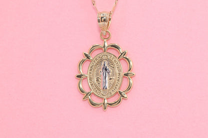 14k Saint Benedict Pendant Necklace D