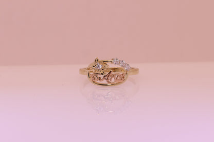 14K Gold 15 Anos Quinceanera Ring E