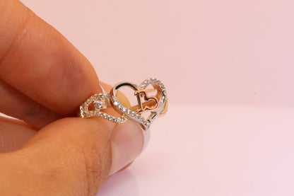 14K Gold 15 Anos Quinceanera Heart Ring G