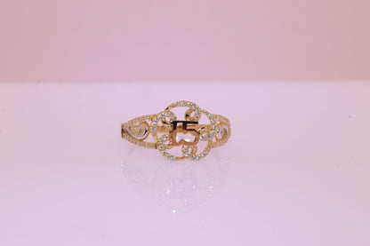 14K Gold 15 Anos Quinceanera Ring D