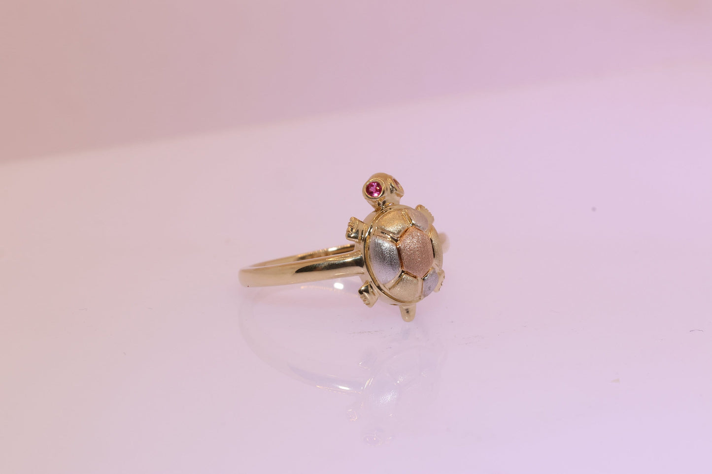 14k Gold TURTLE Ring