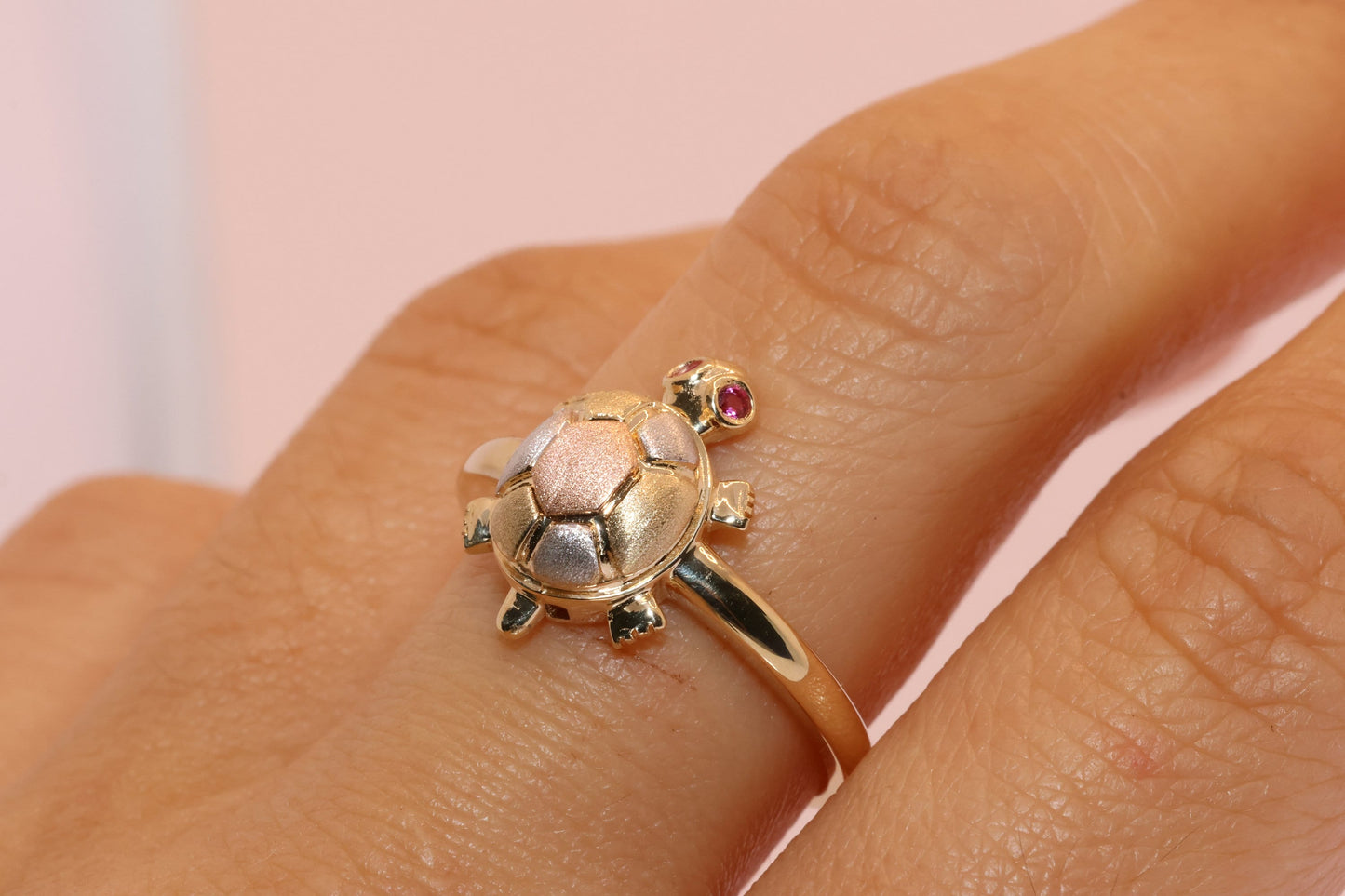 14k Gold TURTLE Ring