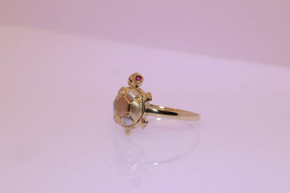 14k Gold TURTLE Ring