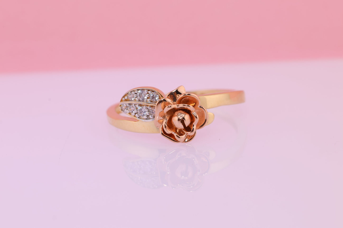 14k Pink Rose Gold Ring B