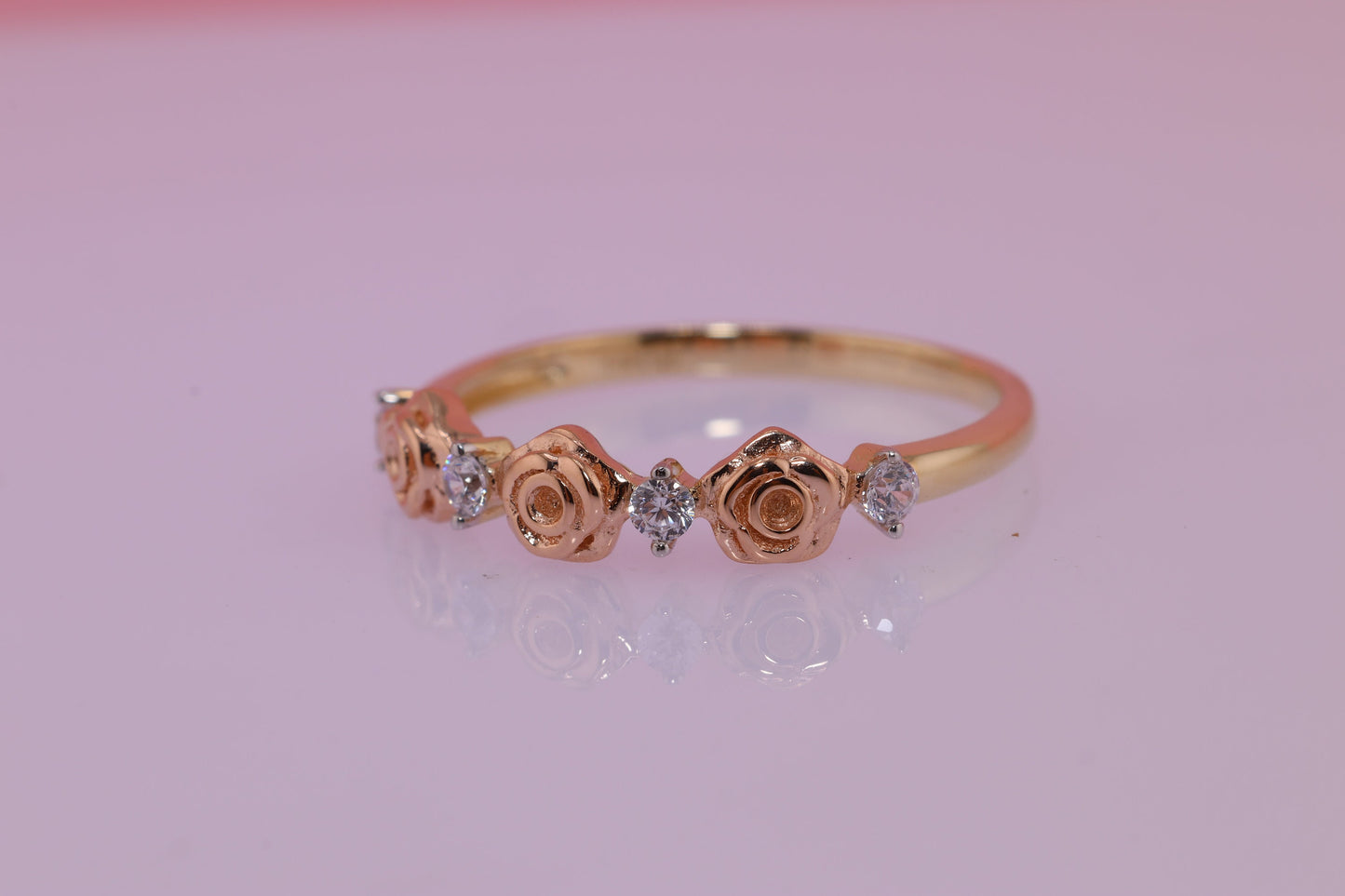 14k Pink Rose Gold Ring C