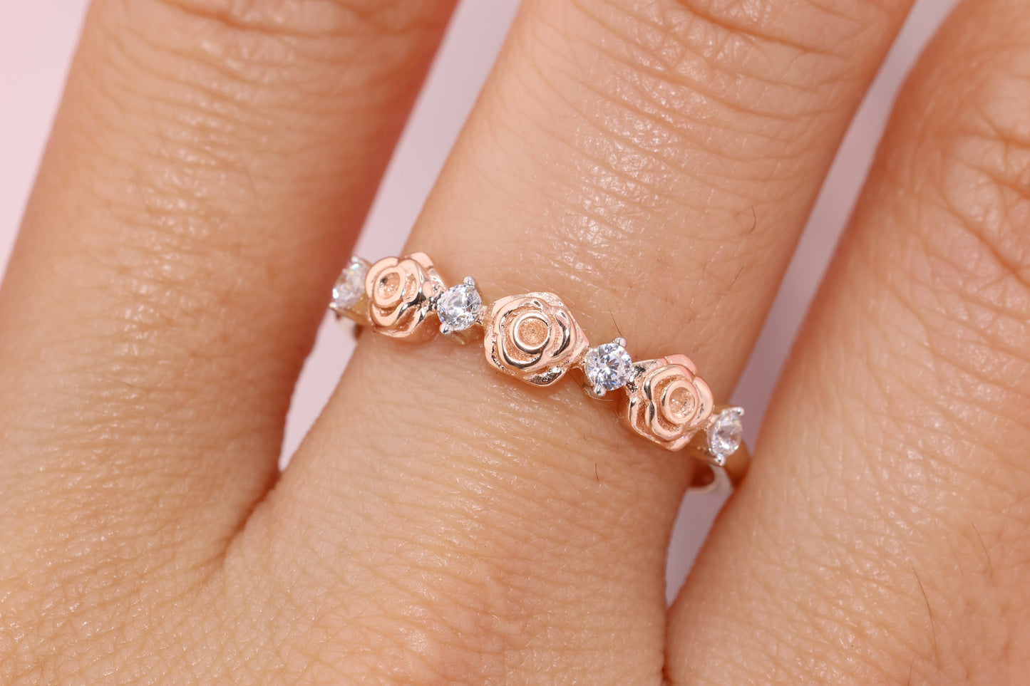 14k Pink Rose Gold Ring C