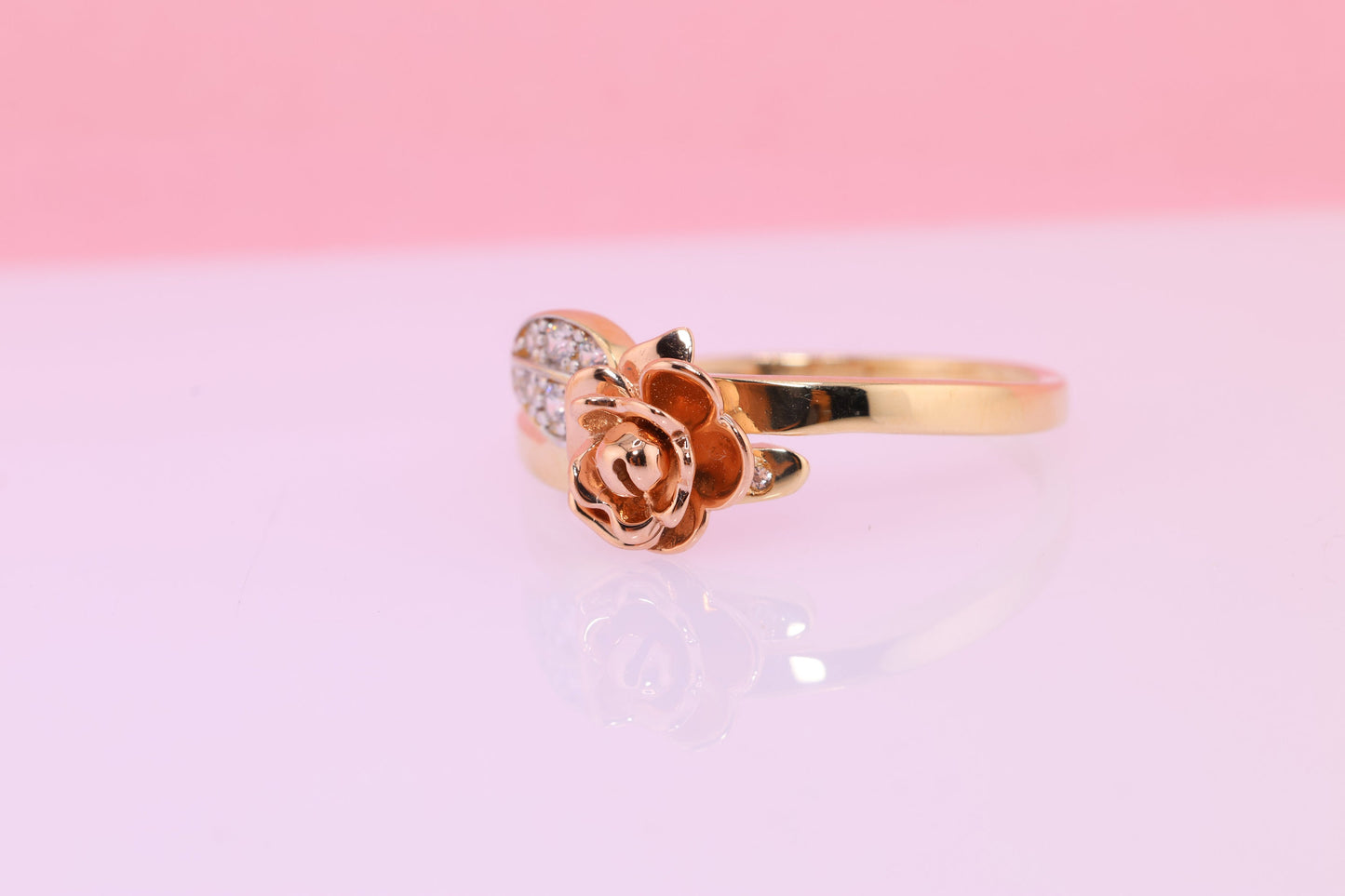 14k Pink Rose Gold Ring B