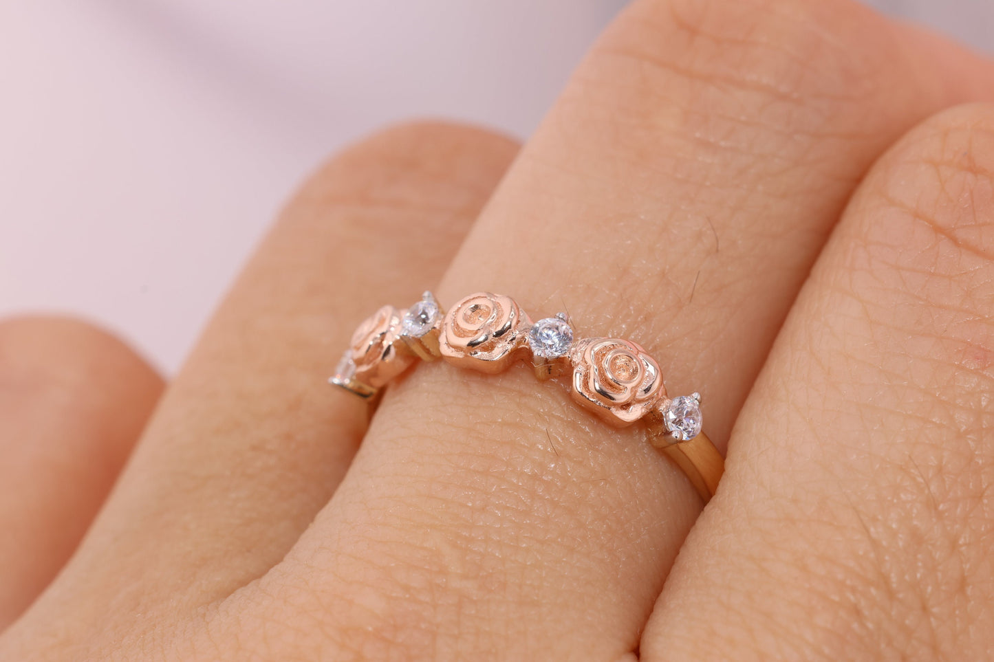 14k Pink Rose Gold Ring C