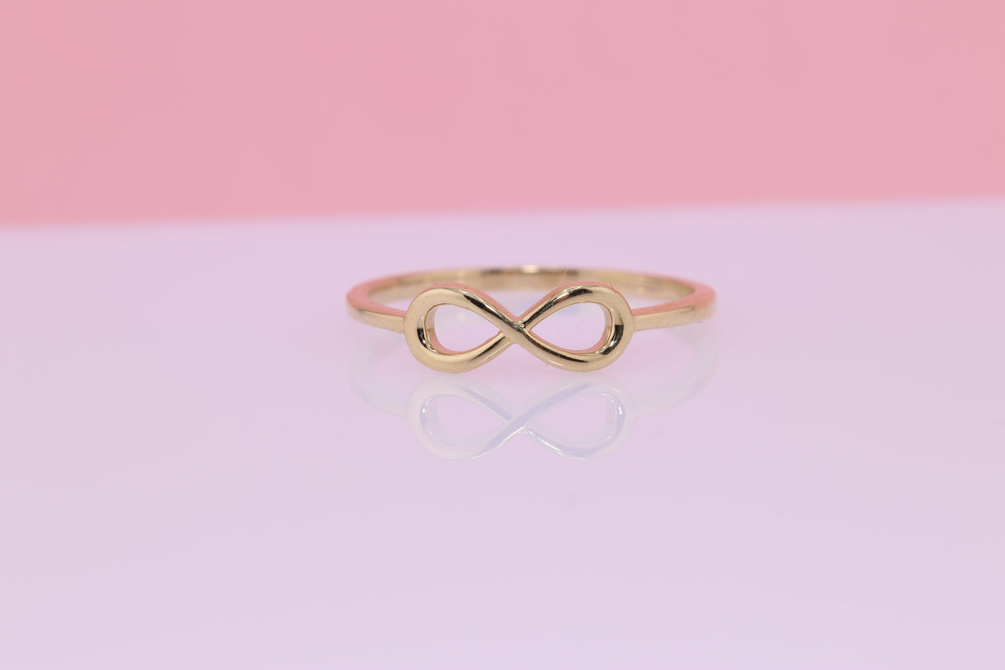 14K Gold Simple Infinity Ring B