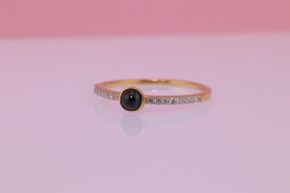 14k Gold Black Iconic ONYX Ring