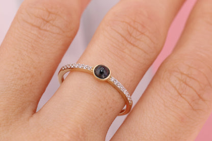 14k Gold Black Iconic ONYX Ring