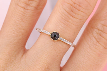 14k Gold Black Iconic ONYX Ring