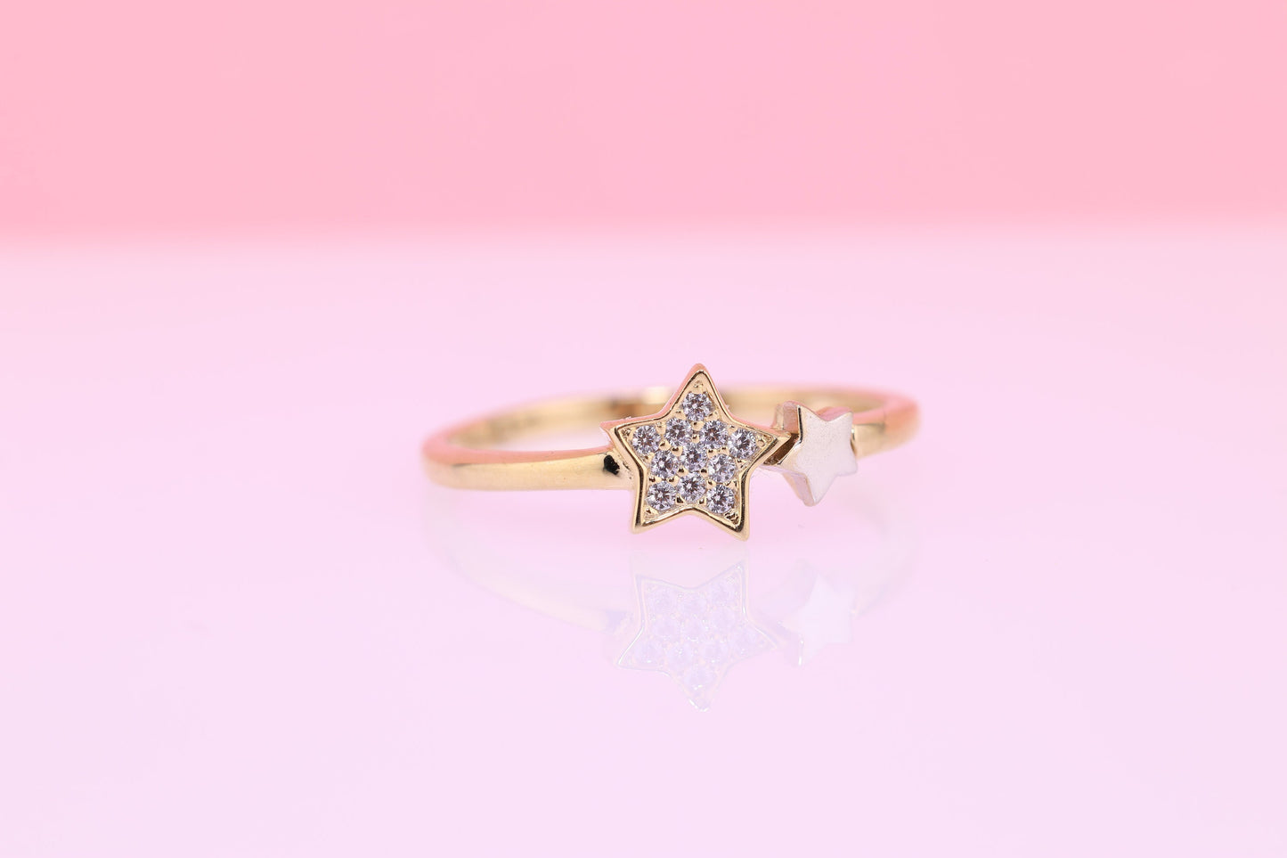 14k Solid Gold Iconic Star Ring